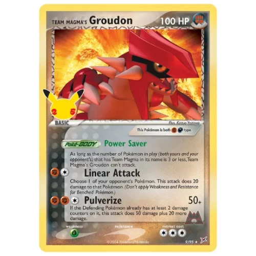 Team Magma's Groudon - Celebrations